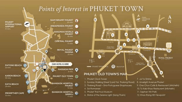 Phuket Smart Dragon Line route map